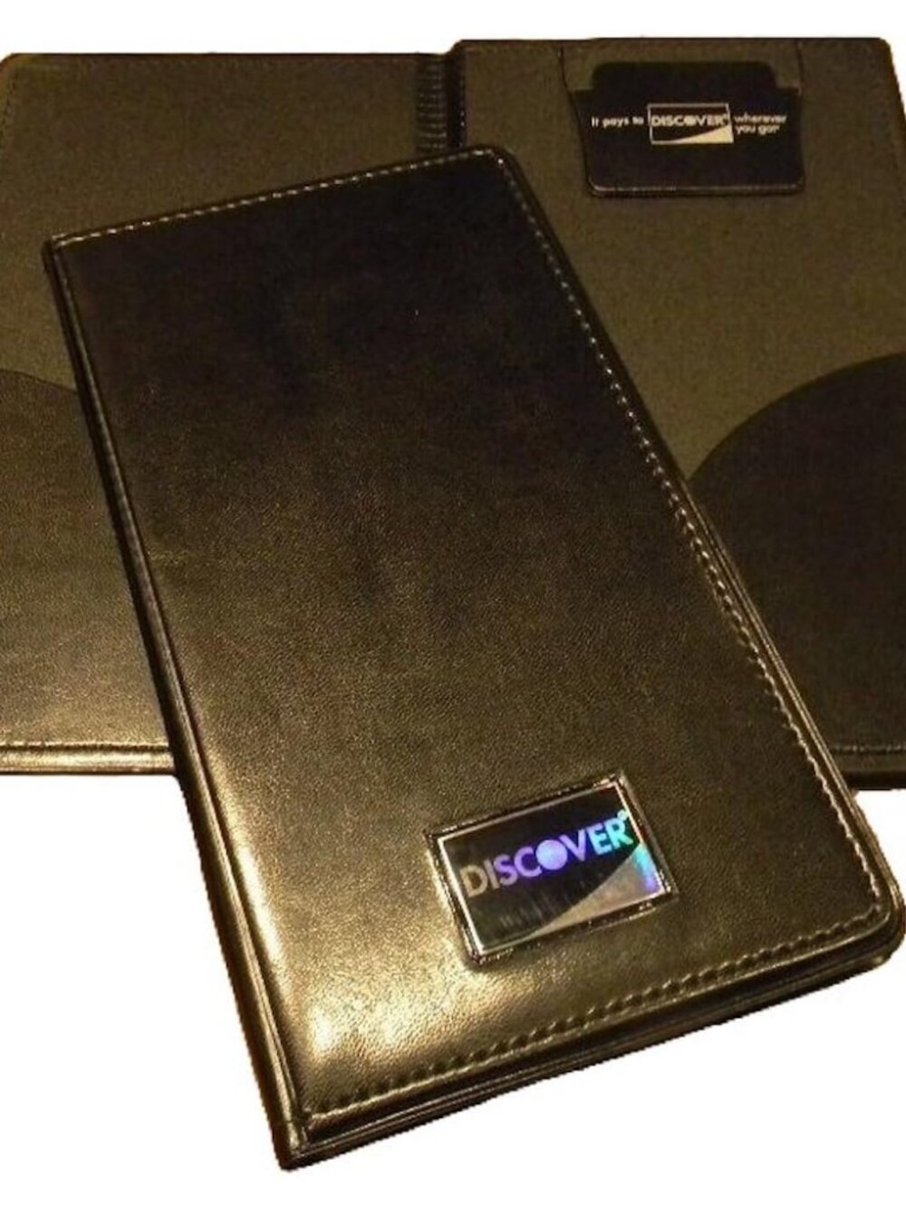 New Restaurant Waitstaff Waiter Waitress Double Panel Checkbook Presenter Leathe